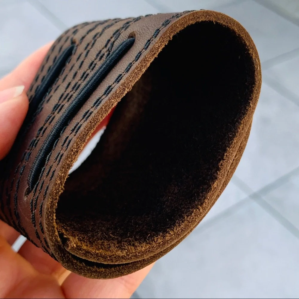 Wrap Genuine Leather Animal Call Wide Cuff Wrap Bohemian Bracelet